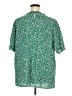 BLOOMCHIC 100% Polyester Stars Green Short Sleeve Blouse Size 26 - photo 2