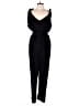 ASOS 100% Viscose Solid Black Jumpsuit Size 12 - photo 1