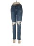 AGOLDE Hearts Blue Jeans Size 28 waist - photo 1