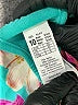 Seafolly Graphic Teal Swimsuit Top Size 10 - photo 3
