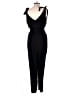 ASOS 100% Viscose Solid Black Jumpsuit Size 12 - photo 2