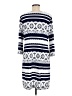 Studio One Print Blue Casual Dress Size M (estimated) - photo 2