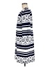 Studio One Print Blue Casual Dress Size M (estimated) - photo 5