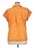 Style&Co Floral Orange Short Sleeve Blouse Size XL - photo 2