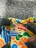 Aurelle Print Yellow Swimsuit Top Size M - photo 3