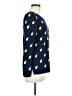 Old Navy 100% Cotton Polka Dots Blue Pullover Sweater Size Med Petite - photo 4