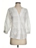 J. McLaughlin White 3/4 Sleeve Blouse Size XS - photo 1