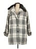 Jones New York Plaid Gray Coat Size 1X - photo 1