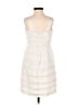Jackie Jon Stripes Ivory Cocktail Dress Size 4 - photo 2