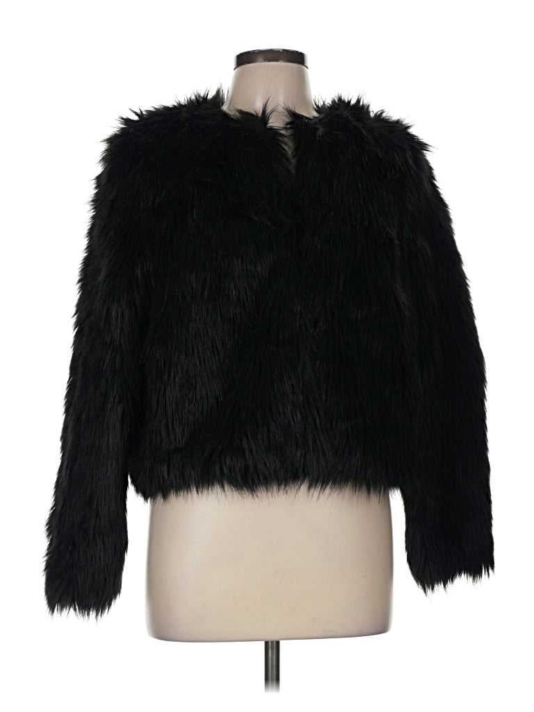 Pre-owned H&m Cardigan Sweater In Black
