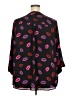 Torrid 100% Polyester Black 3/4 Sleeve Blouse Size 3X Plus (3) - photo 2