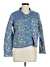 dRA Los Angeles 100% Cotton Floral Blue Jacket Size M (estimated) - photo 1