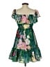 MARCHESA notte 100% Polyester Tropical Green Cocktail Dress Size 2 - photo 2