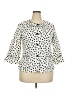 Sag Harbor Polka Dots Ivory Blazer Size 18 - photo 1