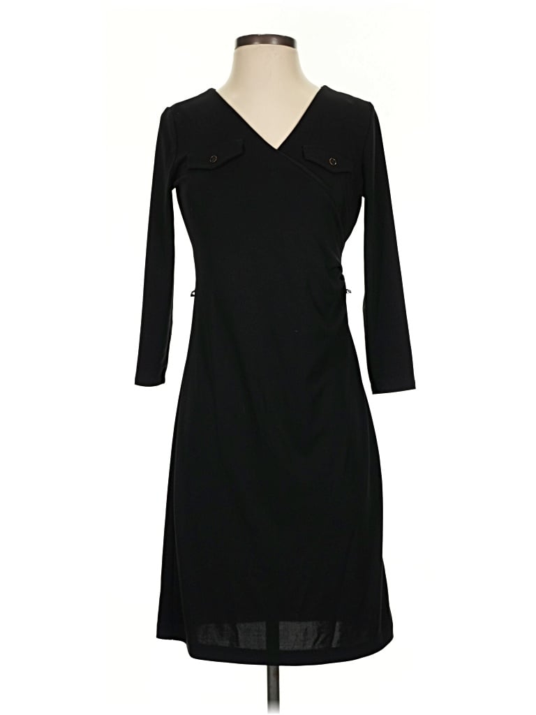 Pre-owned Talbots Casual Dress In Black