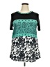 Crazy Train Teal Short Sleeve T-Shirt Size 2X - photo 1