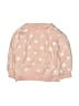 Unbranded Polka Dots Pink Sweatshirt Size 100 cm / US 3-4 - photo 1