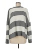 Leani 100% Acrylic Stripes Gray Pullover Sweater Size M - photo 1