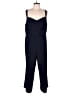 ELOQUII Solid Blue Jumpsuit Size 16 Plus - photo 1