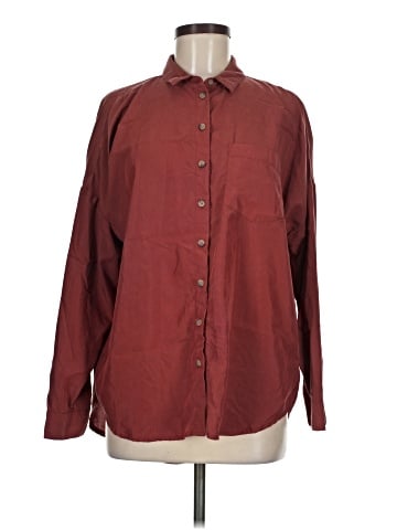 BDG Long Sleeve Button-Down Shirt (view 1)