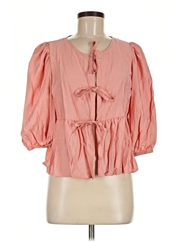 A New Day 3/4 Sleeve Blouse (view 1)