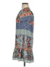Charles Henry Paisley Blue Casual Dress Size S - photo 5