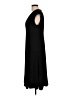 Chaps Solid Black Cocktail Dress Size L - photo 5