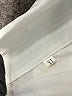 Unbranded Solid Ivory Long Sleeve Blouse Size XL - photo 9