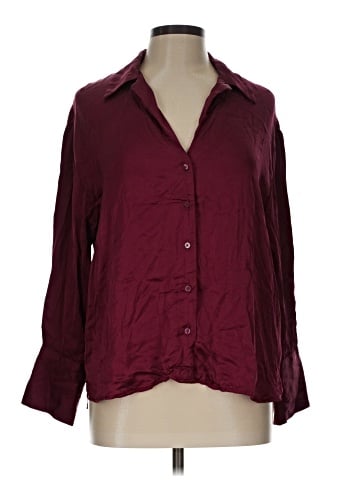 Gap 3/4 Sleeve Button-Down Shirt (view 1)
