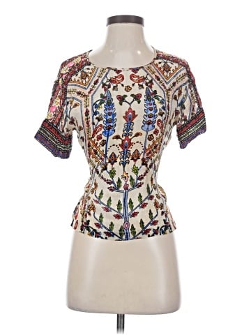 Vineet Bahl Short Sleeve Blouse (view 1)