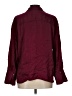 Gap 100% Rayon Burgundy 3/4 Sleeve Button-Down Shirt Size L (petite) - photo 2