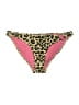 H&M Animal Print Gold Swimsuit Bottoms Size 4 - photo 1