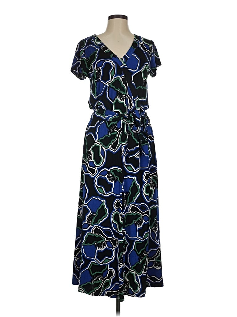 Pre-owned Travelers By Chico's Casual Dress In Blue