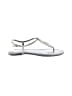 Calvin Klein Silver Sandals Size 9 1/2 - photo 1