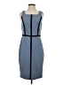 The Limited Color Block Blue Cocktail Dress Size 4 - photo 1