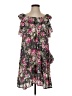 Easel 100% Rayon Floral Black Casual Dress Size S - photo 1