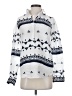 J.Crew Print White Long Sleeve Blouse Size 4 - photo 1