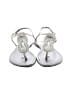 Calvin Klein Silver Sandals Size 9 1/2 - photo 2