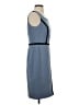 The Limited Color Block Blue Cocktail Dress Size 4 - photo 4