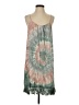 Easel 100% Rayon Tie-dye Gray Casual Dress Size S - photo 1