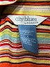 Koret Stripes Orange 3/4 Sleeve Button-Down Shirt Size L - photo 7