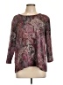 Assorted Brands Burgundy 3/4 Sleeve Blouse Size L - photo 1