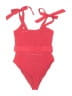 Beach Riot Solid Red One Piece Swimsuit Size M - photo 1