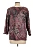 Assorted Brands Burgundy 3/4 Sleeve Blouse Size L - photo 2