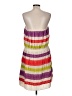 BCBGMAXAZRIA 100% Polyester Stripes Purple Cocktail Dress Size M - photo 2
