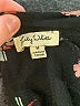 Lily White Floral Black Long Sleeve Blouse Size M - photo 7