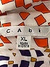 CAbi Print Orange 3/4 Sleeve Button-Down Shirt Size XL - photo 7