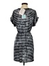 Hayden Stripes Silver Casual Dress Size S - photo 2