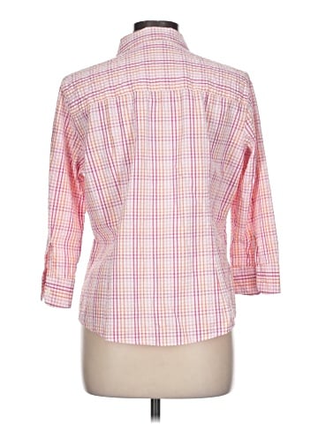 L.L.Bean 3/4 Sleeve Button-Down Shirt (view 2)