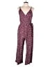 Kaileigh Hearts Burgundy Jumpsuit Size L - photo 1